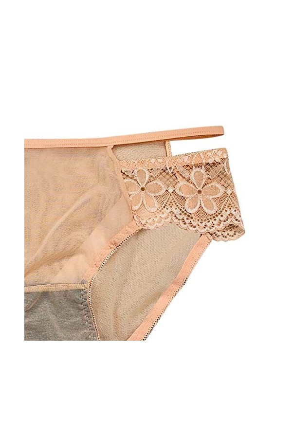 HELLORSOON String Ficelle Femme,Sexy Body Ouvertures érotiques Absorbant Nuisette Culotte Dentelle