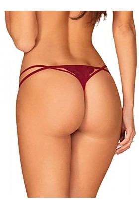 Obsessive Ivetta Thong Noir L/XL