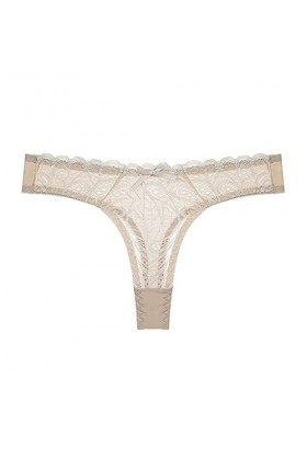 Dorjuli G String Femme Sexy Tangas pour Femmes Hipster G-Strings Taille Moyenne Culotte Lingerie Culotte Transparent Strappy 