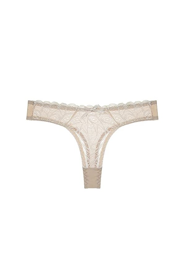 Dorjuli G String Femme Sexy Tangas pour Femmes Hipster G-Strings Taille Moyenne Culotte Lingerie Culotte Transparent Strappy 