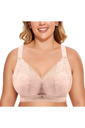 Grand soutien-gorge pour femme - Sous-vêtements amovibles - Soutien-gorge push-up convertible - Armatures sans coutures - Sou