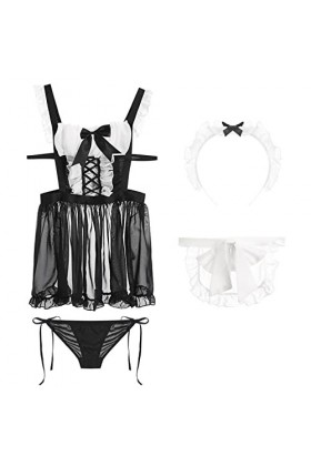 LDZYXY Costume de serviteur lingerie mignonne femmes cosplay sexy femme