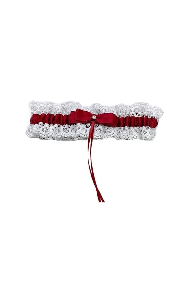 Jarretières de mariage en dentelle pour mariée sexy et extensible - Jarretière de bal pour femme - Ceinture souple avec joli 