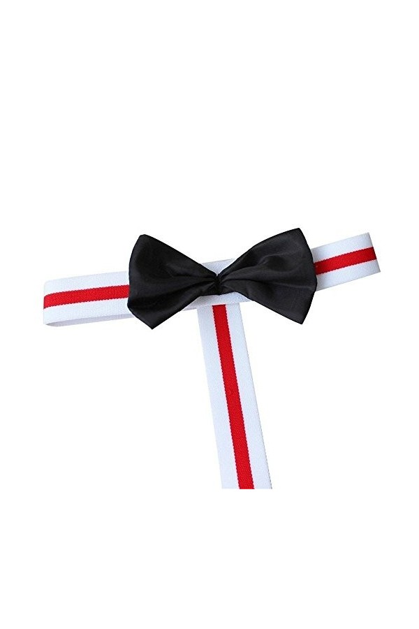 Acizi Body sexy avec nœud papillon pour homme, Rouge, XS/4XL