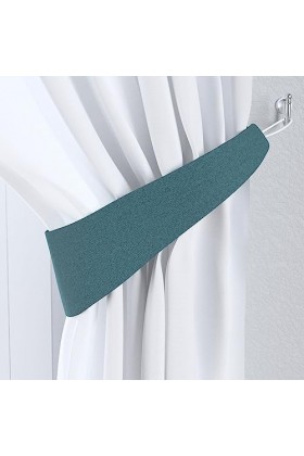 Dekoria Jarretière Victoria bleu Possibilité de coudre à la taille.