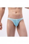 Générique String Homme Sexy Chic Boxer Hommes Solide Couleur Sexy Respirant Taille Basse Tricoté Maille String String Briefs 