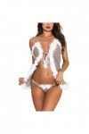 Générique Body Damen Sexy Dessous en Dentelle Costume Pyjama Femme Sexy Chic Ensemble Sexy Ouvert Lingerie Sexy Hot Chaude Nu