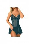 Ensemble Lingerie Femme 2 Pieces Femmes Cuir Look Sexy évider Clubwear Robe Siamois Sexy sous-vêtements Deux Pieces Femme Sex