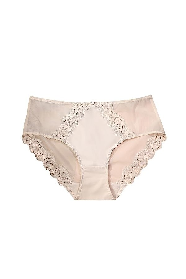 Générique Lingerie Femme Dentelle Sexy sous-vêtements Shorties Culottes À Nœud Taille Basse sous-vêtements Femmes Culotte Ouv