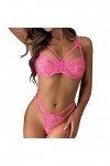 Lingerie Femme Sexy Ensemble Homme Sexy Hot y.2k Costume Anneau Soutien-Gorge Sexy Dames Lingerie 2 pièces Sexy Acier Ensembl