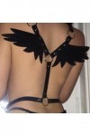 Lingerie Sexy Harnais en Cuir Aile Gothique Harajuku Ceinture Jarretière Ceinture Ceinture Gros Rave Punk Harnais Jarretière