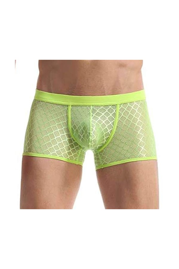String Homme Transparent Gros sous-vêtements Tennis U Sac de Sexy Plat Sexy sous-vêtements pour Hommes Slip Homme Sexy Transp