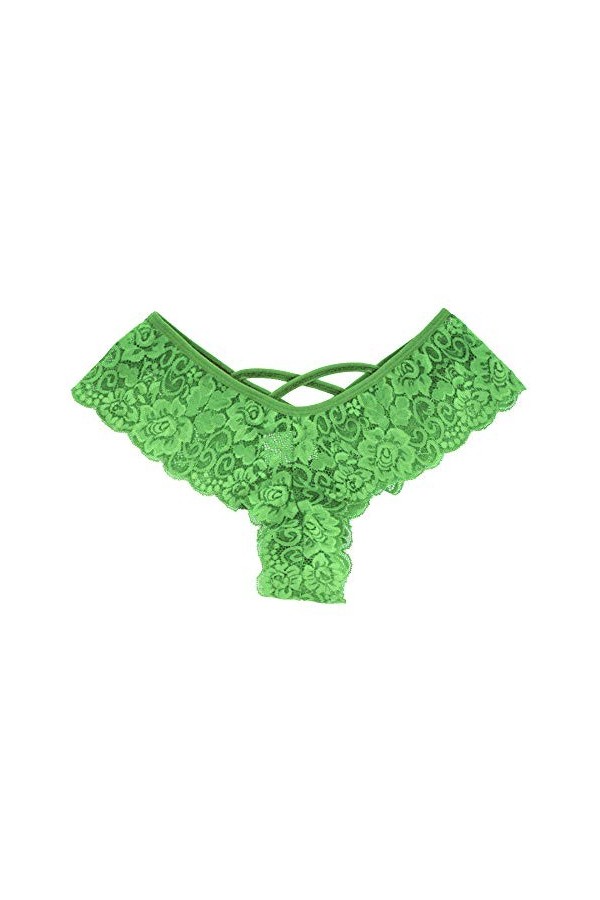 PANPANY Culottes pour Femme Dentelle Culotte sans Couture Confortables Slips Taille Basse Multicolore Multipack Tanga sous Ve