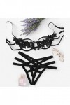 Lingerie Sexy Ensemble Femme Sexy Vêtements De Nuit 2 Pièce sous-Vetements Erotique Ensemble Soutien Gorge et String Dentelle