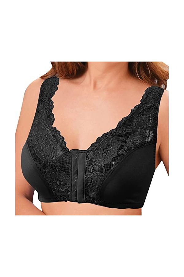 Lingerie Femme Sexy Ensemble Homme Sexy Hot y23k Femmes Pleine Coupe Mince sous-vêtements Grande Taille Bouton Avant sans Fil