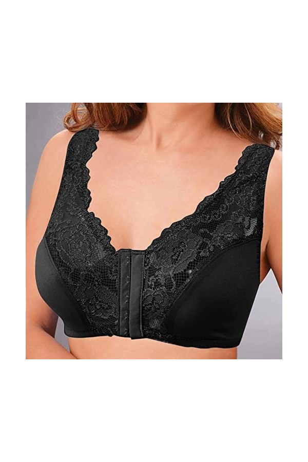 Lingerie Femme Sexy Ensemble Homme Sexy Hot y23k Femmes Pleine Coupe Mince sous-vêtements Grande Taille Bouton Avant sans Fil