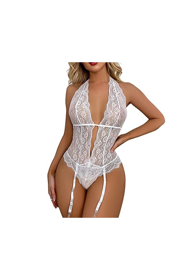 Lingerie Femme Sexy Ensemble Homme Sexy Hot y*2*k Femmes Intérêt sous-Vêtements Corps Moulage Couture Profonde V Ouvert Entre