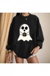 Sweat-shirt pour femme - Col rond - Manches longues - Pour Halloween - Automne - Chemisier long - Sport - Streetwear - Pour a