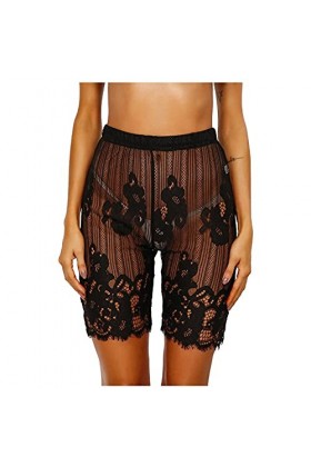 UOWEG Intérêt Fleur Sexy Dentelle modèle de Corps féminin Knickers récréatifs Combinaison Ouverte Sexy Black, S 