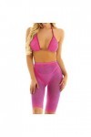 UOWEG Lady Sexy et séduisante Porte-Jarretelles Sexy Netwear Costume sous-vêtements Sexy Lingerie avec Lanières Pink, One Si