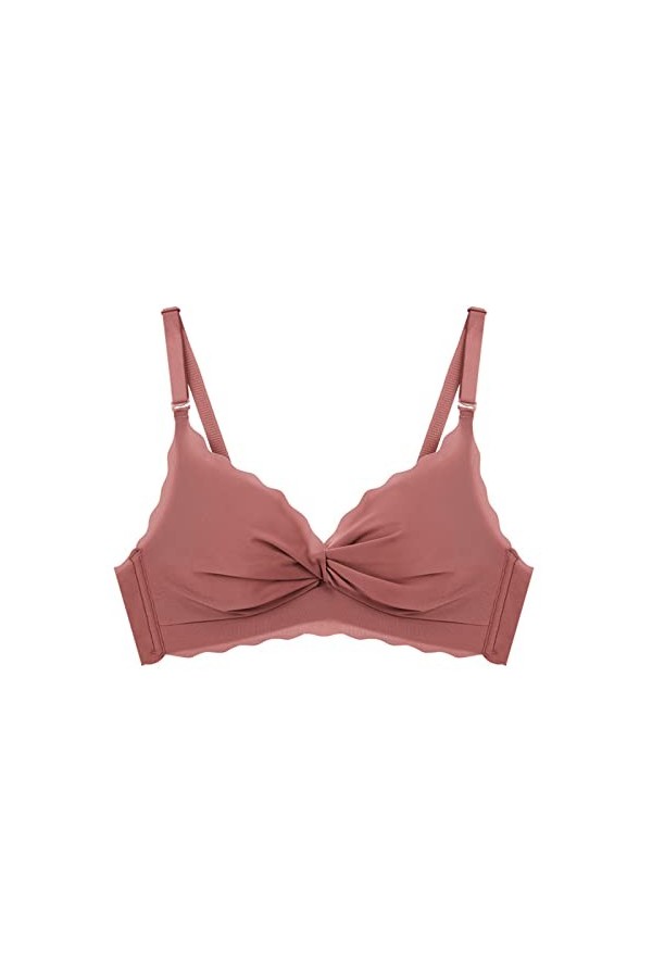 Zannycn Bralette Soutien-gorge de grossesse push-up pour femme avec rallonges supplémentaires, Rouge pastèque, 90C