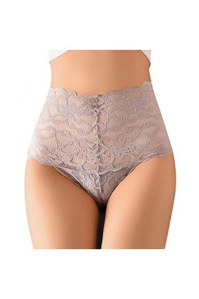 HELLORSOON Culotte Dentelle Femme,Sexy Body Transparence Subtile Chaud Robe Sexy Culotte Coton