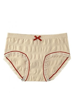 HELLORSOON String Ouvert Femme,Sexy Charmant Transparence Subtile Romantique Culotte en Dentelle Culotte Coton