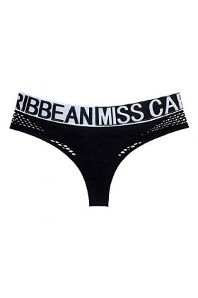 HELLORSOON String Ficelle Femme Doux Sexy Lace Dentelle Échancré String Ouvert Séduction Résille Volants Nuisette Transparent