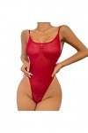 Fulidngzg Lingerie sexy pour femme - Ouvert - Dentelle - Lingerie sexy SM - Nuisette - Body en maille transparente - Lingerie