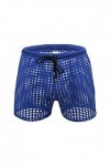 FGUUTYM Man G String Mens Fashion Mens Interest Hollow Sexy Mesh Pantalon Mode Loisirs, bleu foncé, S