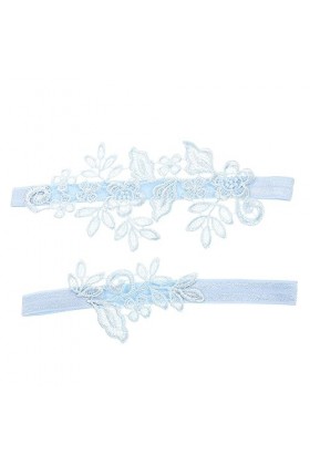 Abaodam 1 Jeu Anneau De Jarretière Jarretelles De Mariée en Satin Jarretelles pour Le Bal Garderie Porte-Jarretelles Mariée J