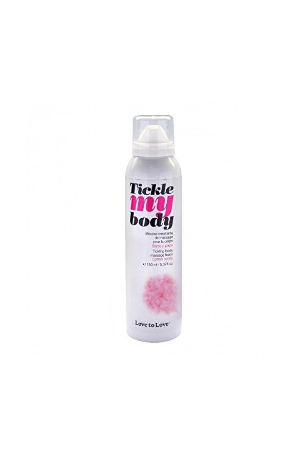 Tickle my Body Mousse de massage Coton Candy
