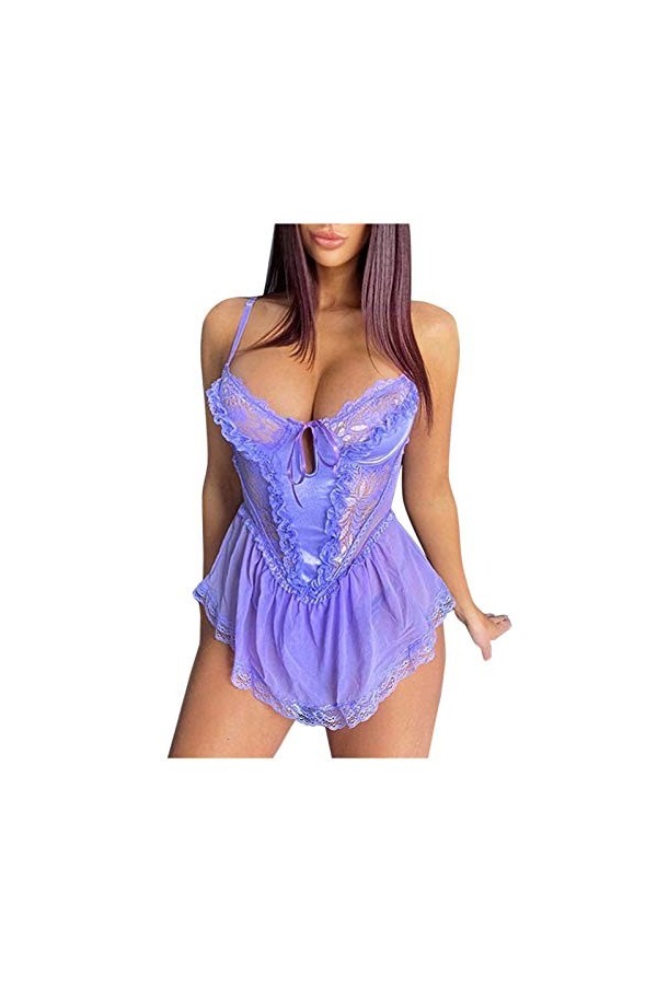 Lingerie Femme Sexy Ensemble Homme Sexy Hot y23k Sexualité Robe Bretelles Solides Femmes sous-vêtements Pyjamas Sexy Lingerie