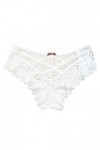 RUITOTP Culottes pour Femmes Crochet Dentelle Dentelle jusquà Culotte Sexy Creux sous-vêtements Lingerie Rouge Dentelle Whi
