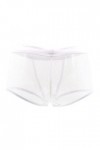 DDSCOLOUR Boxer Homme Sexy Slips Shorts sous-vêtements Transparent Briefs [Blanc-Large]