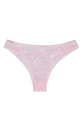 HELLORSOON String Ficelle Femme,Sexy Body Ouvertures Provocantes Séduisant String en Dentelle Culotte Coton