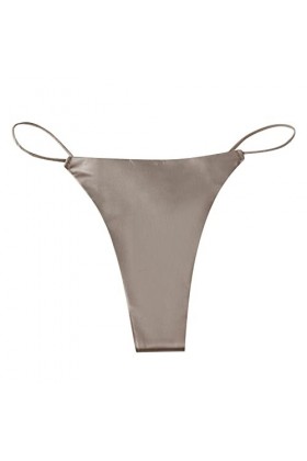 HELLORSOON String Ficelle Femme,Sexy Coquin Ouvertures Provocantes en Soie String en Dentelle Shorty pour Femme