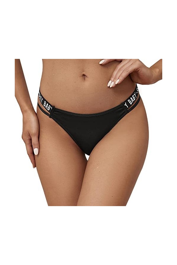 HELLORSOON String Ouvert Femme,Sexy Séduction Ficelles Charmantes sans Couture Culotte en Dentelle Culotte Dentelle