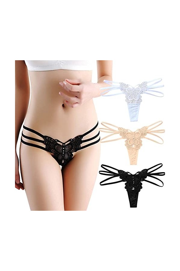 Sexy Stretch Slip Culotte G-String Coton Culotte Femme Culotte Taille Basse Sexy Chic Femmes Culotte Femme Sexy en Dentelle s