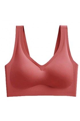 liaddkv Sous-vêtements sans gilet Plus Anneaux en acier pour femme Soutien-gorge de sport Ensemble lingerie avec dentelle, Ro