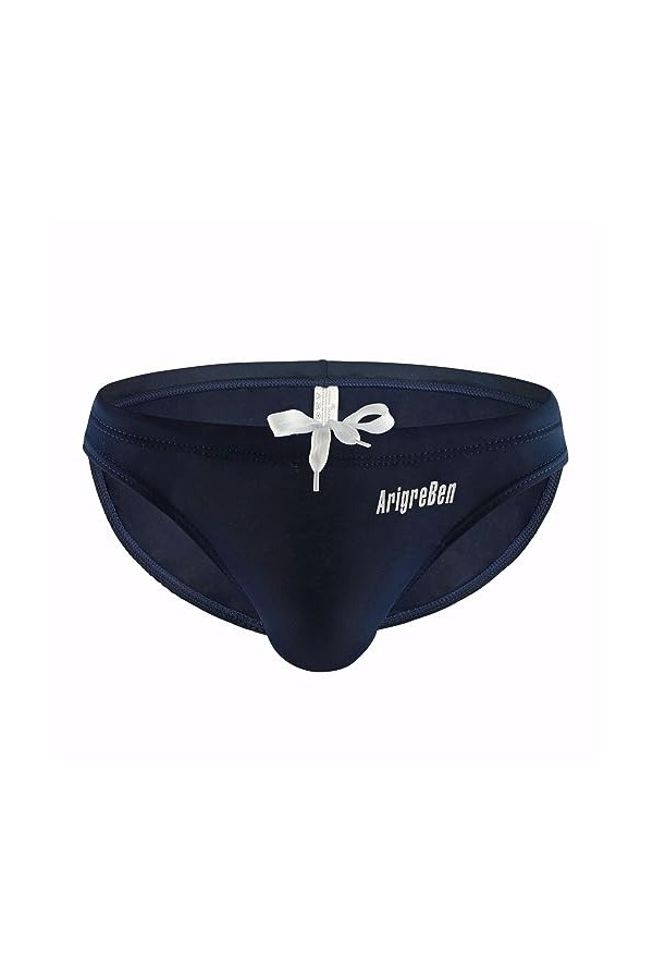 MACIUM G-Strings Sexy pour Hommes Bas De Maillot De Bain pour Homme Sexy Tether Briefs Mens Holiday Faux Light,Bleu Royal,XX