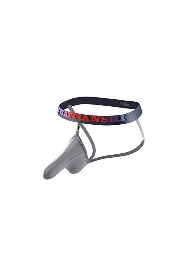 MACIUM Mankini Borat Thong pour Homme sous-vêtements pour Hommes sous-vêtements Sexy Gay Nez Déléphant T Pantalon Serrure St