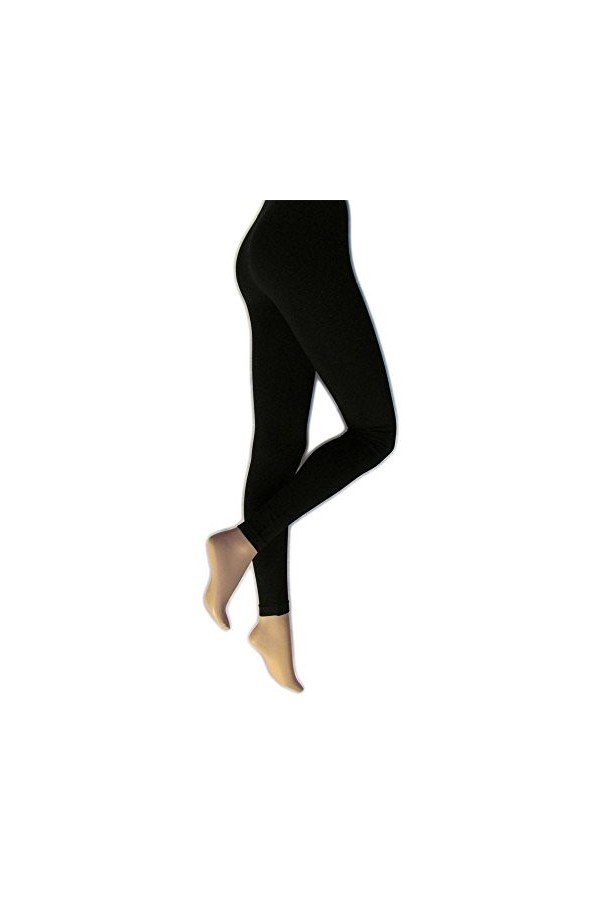 Silky Super Soft Black Leggings confortables tous les jours X-Large 
