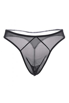 Openg Hommes Creux de Strings Hommes Érotique Culottes Respirant Culottes Couture Respirant Sexy Lingerie pour Hommes Stretch