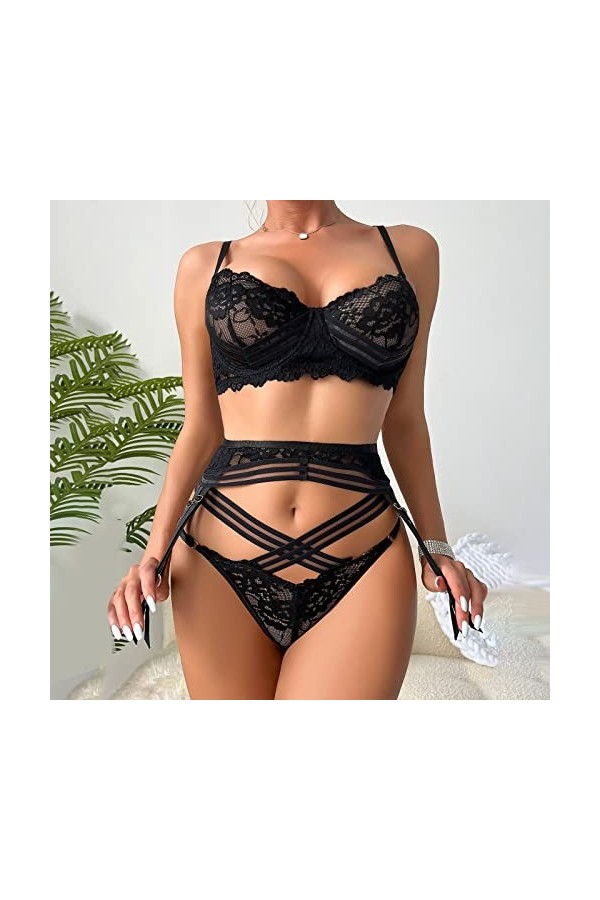 Lingerie Sexy Femme Coquine Hot Ouverte Sexy Hot Babydoll Slutty Hot Dentelle Nuit Body Sexy Lingerie Hyper Sexy Grande Taill