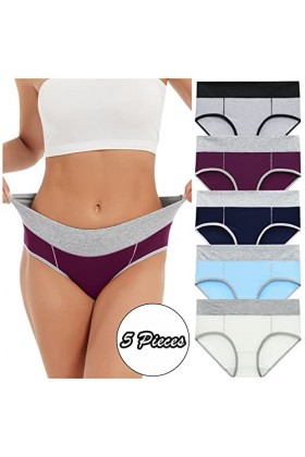 WhOpro Lingerie Grandes Tailles Vernis Grand Slip Sous-vêtements Patchwork Slip Culotte Sexy Costumes, multicolore, XXXL