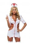 Costume Femmes Lingerie Infirmière Uniforme Cosplay Set Tenue Moulante Grande Taille Infirmiere