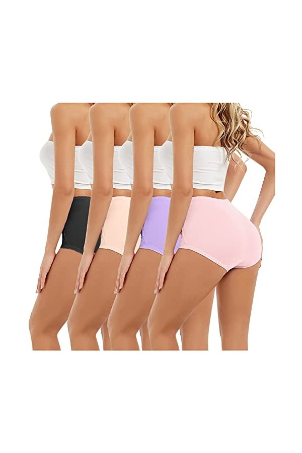 MKIUHNJ Lingerie pour femme Culotte Culotte Culotte Lettre Femmes Taille Bandage Lingerie, multicolore, 5XL