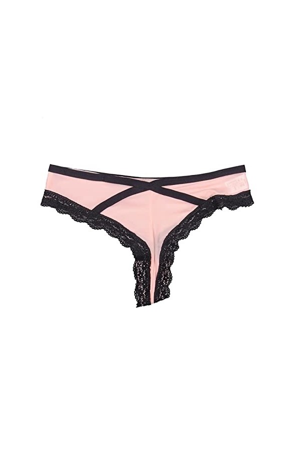 HELLORSOON String Ficelle Femme,Sexy Charmant Maille Transparente Chaud Body Lingerie Slip pour Femme