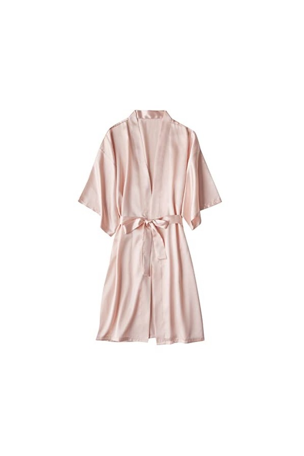 MODSGUE Robe de chambre pour femme sexy en dentelle - Vêtement de détente - Chaud - Léger - Pyjama - Paréo de sauna - Peignoi